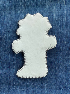 Maggie Simpson beaded patch