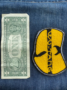 Wu-tang beaded patch