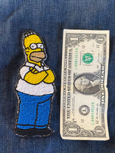 Load image into Gallery viewer, Homer Simpson  beaded patch
