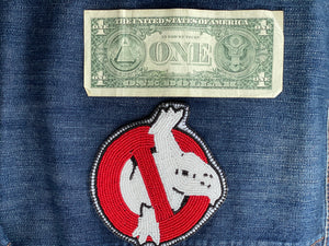Ghostbusters beaded patch