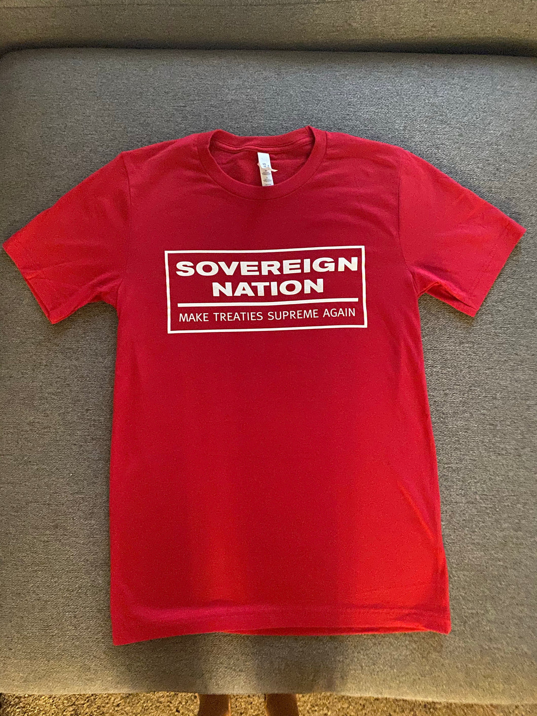 Make Treaties Supreme Again Red Unisex T-shirt